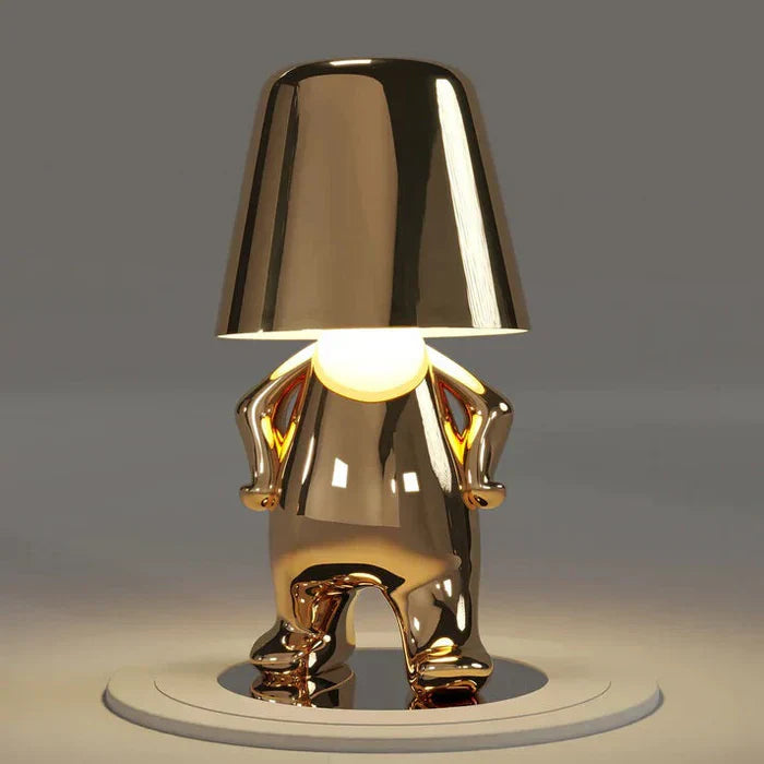 Designer LED table lamp, rechargeable, ambient light for sophisticated interiors