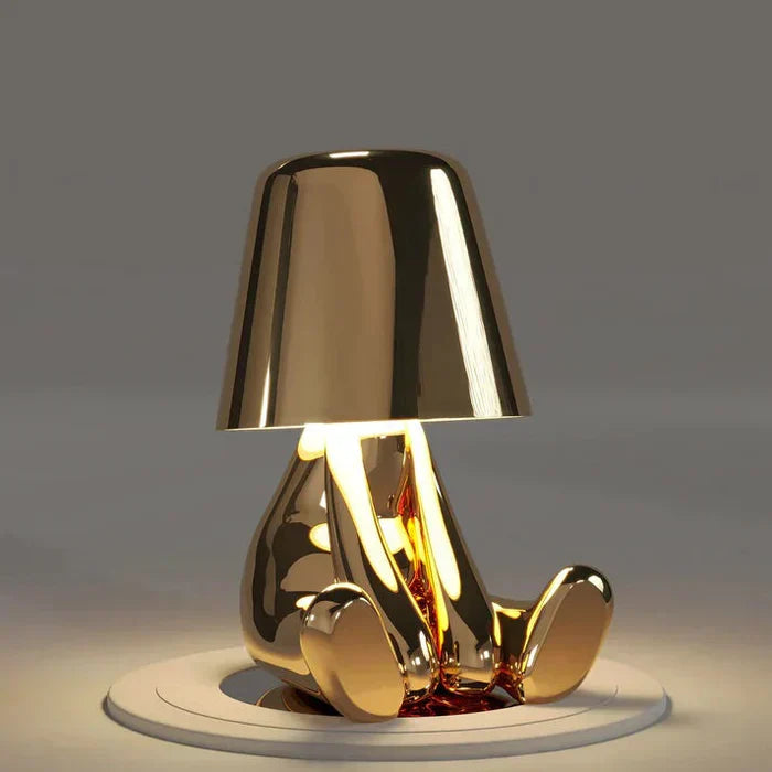 USB LED table lamp, abstract modern design, great for contemporary decor