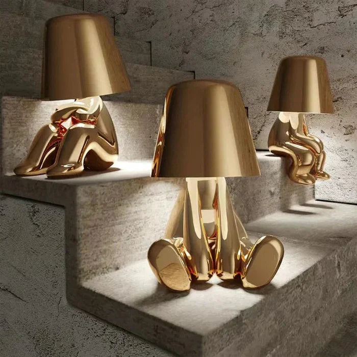 Sleek rechargeable LED table lamp, USB charging, perfect for minimal decor