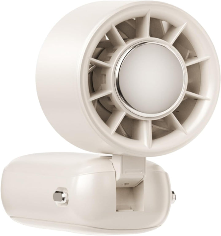 Black portable USB fan with crisp LED display and 100 powerful speed options