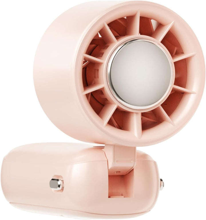 Mini portable fan with LED display, 100-speed control, convenient USB charging