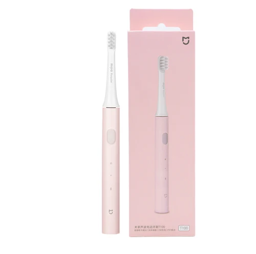 Vibrating Sonic Electric Toothbrush head, showing sonic technology in action for dental cleaning