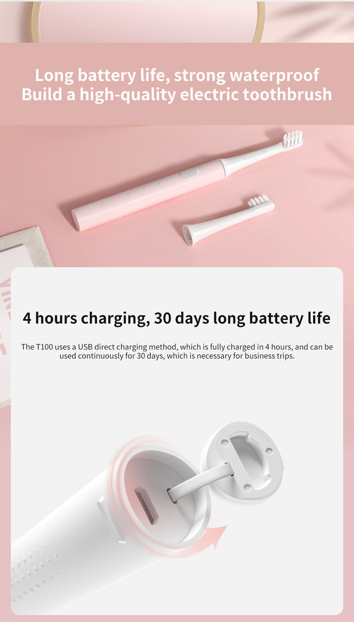 Sonic Electric Toothbrush featuring various cleaning modes for personalized dental health