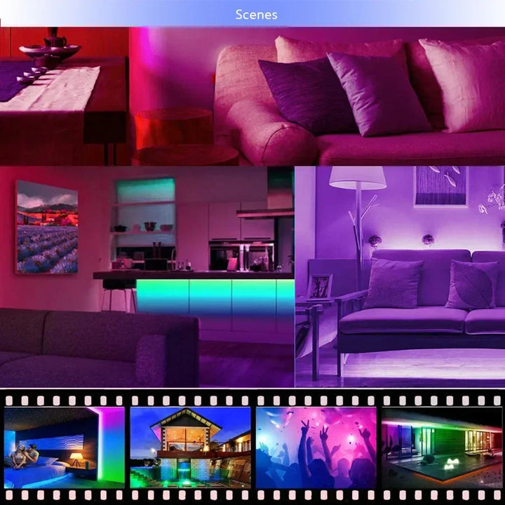 USB RGB LED strip, versatile, for room decoration and dynamic TV backlighting