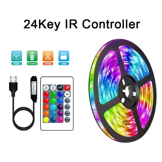LED strip light, color changing, USB powered, for stylish room and TV decor