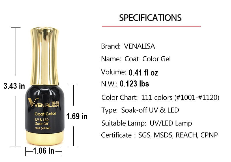 Women's long-lasting 12ml UV LED gel, superior nail beauty product