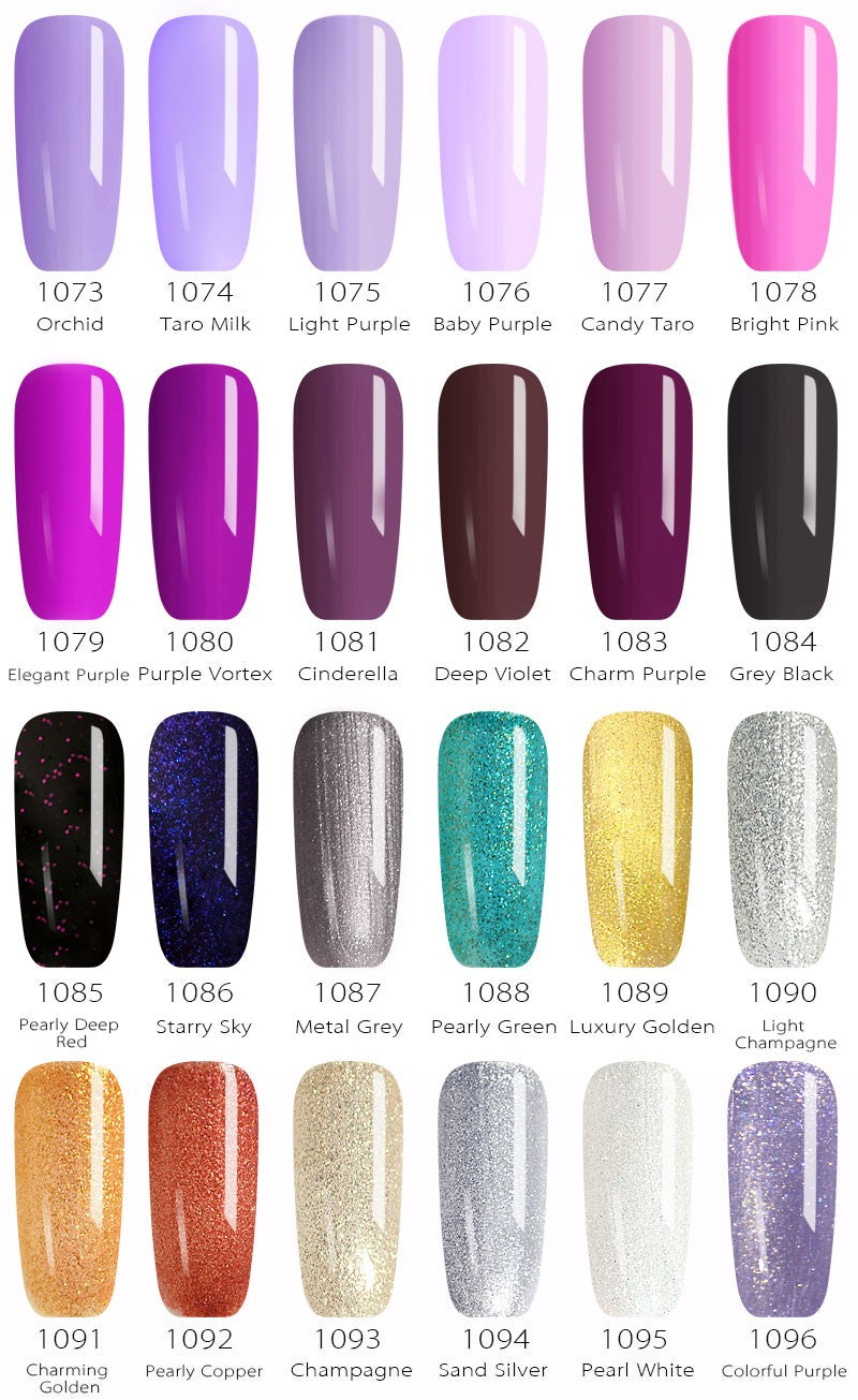 Durable women's 12ml UV LED gel polish, perfect for a chic manicure