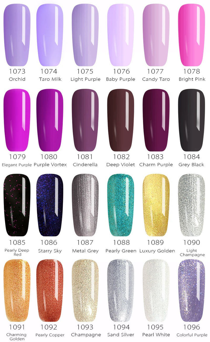 Durable women's 12ml UV LED gel polish, perfect for a chic manicure
