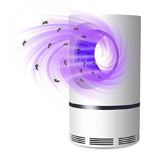 UV light insect trap for mosquitoes & flies. Chemical-free indoor/outdoor pest control.