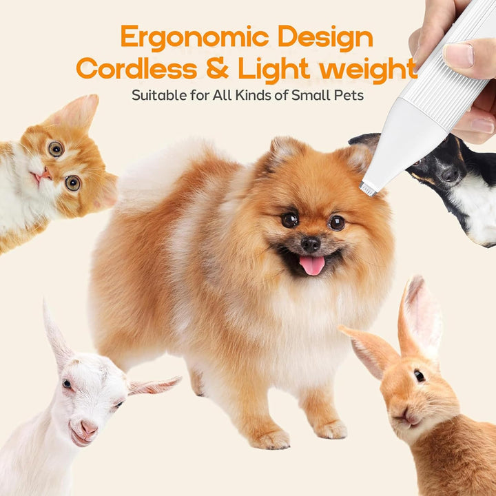 Waterproof Velporo pet grooming kit, 4-in-1 with dog clipper and nail grinder for easy cleaning