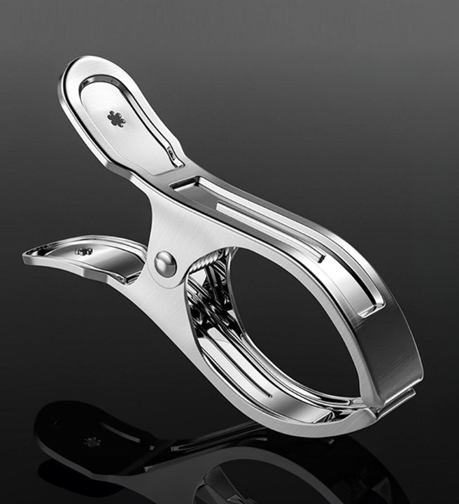 Veltrix towel clips: practical stainless steel multi-use clips for beach, home, and laundry, non-slip