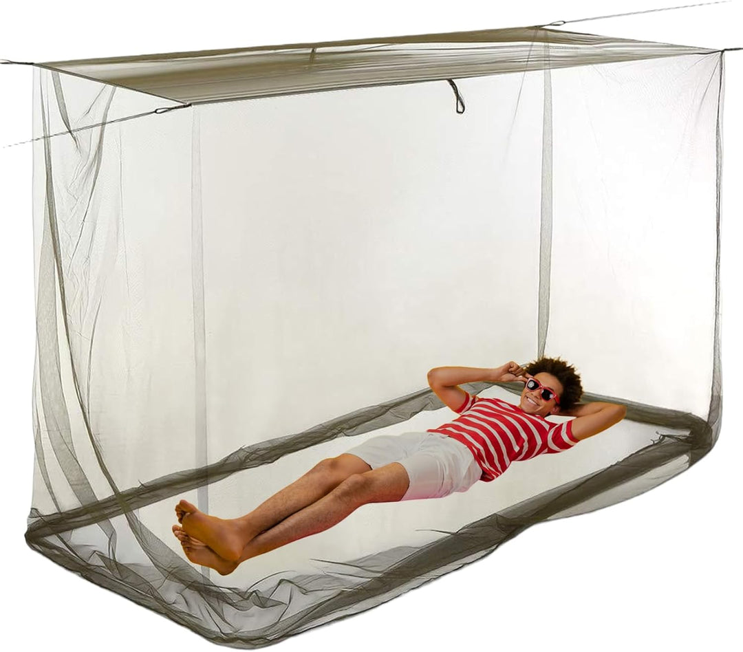 Ventora outdoor rectangular insect net canopy for camping, fine mesh pest control