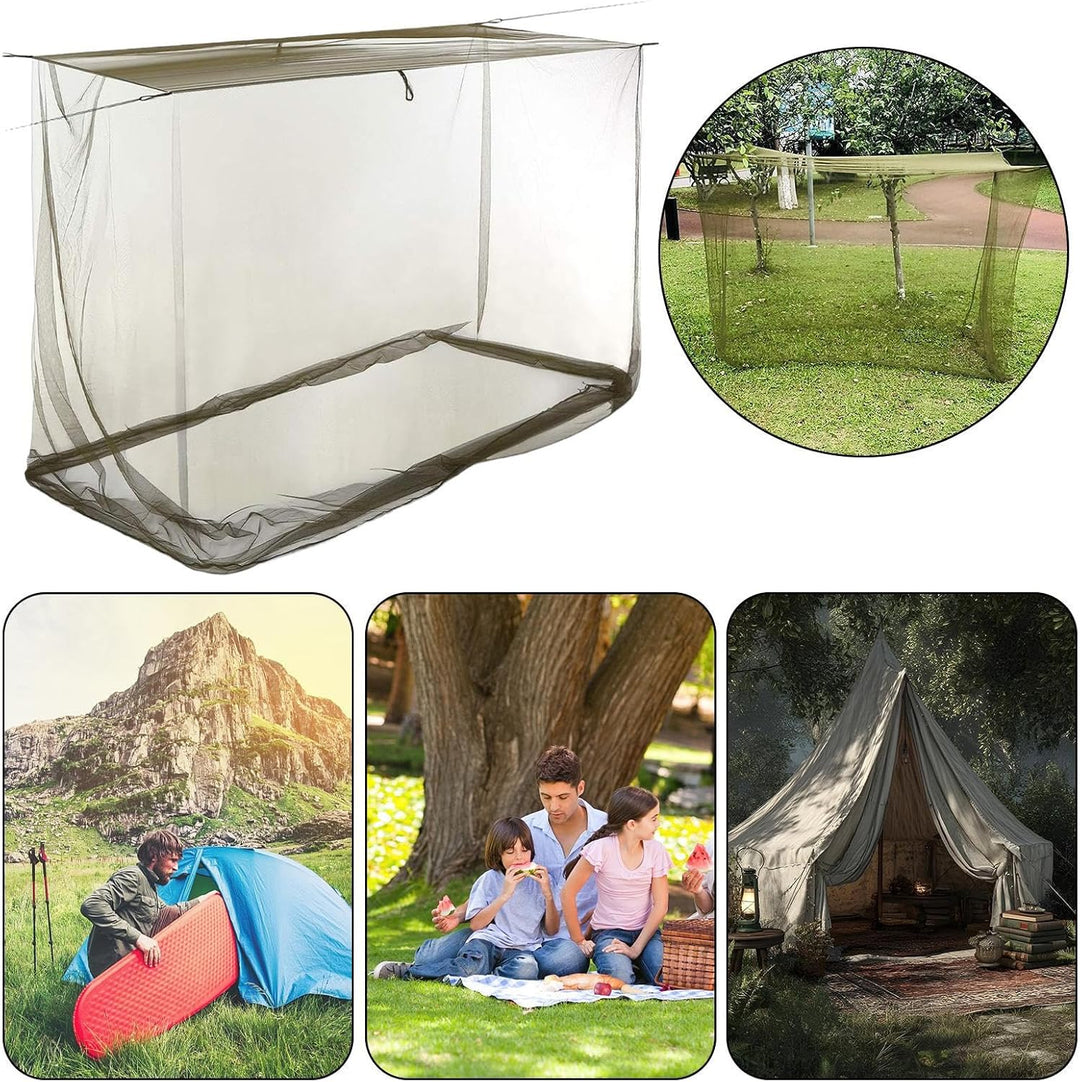 Unisex Ventora rectangular fly canopy providing shade and insect protection in nature