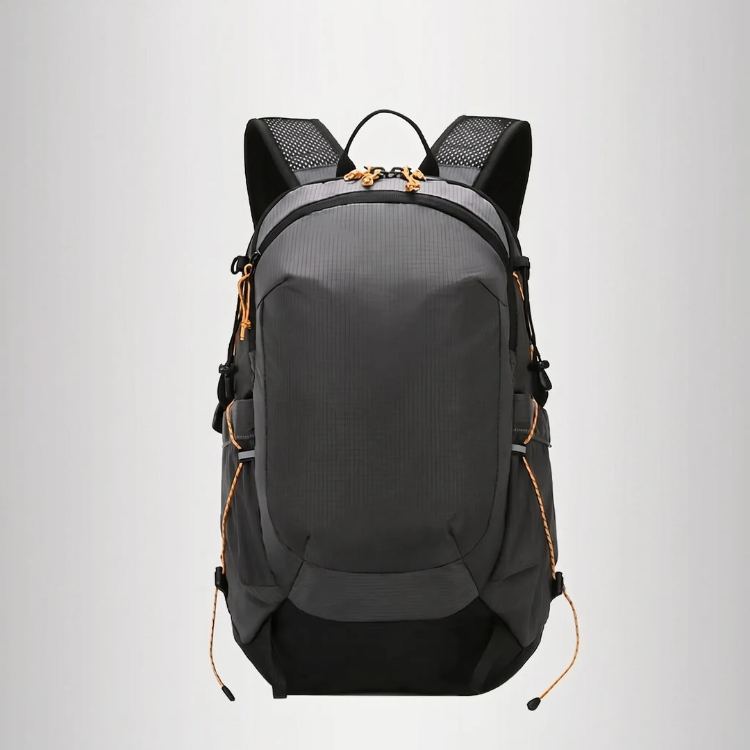 Unisex 5.3-gallon hiking daypack with multiple compartments, perfect for organizing outdoor gear and travel.