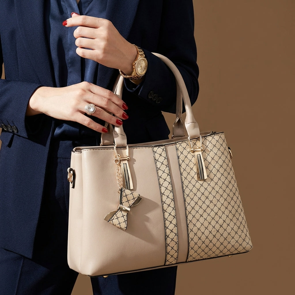 Practical women's convertible crossbody and shoulder bag, a durable and versatile everyday accessory.