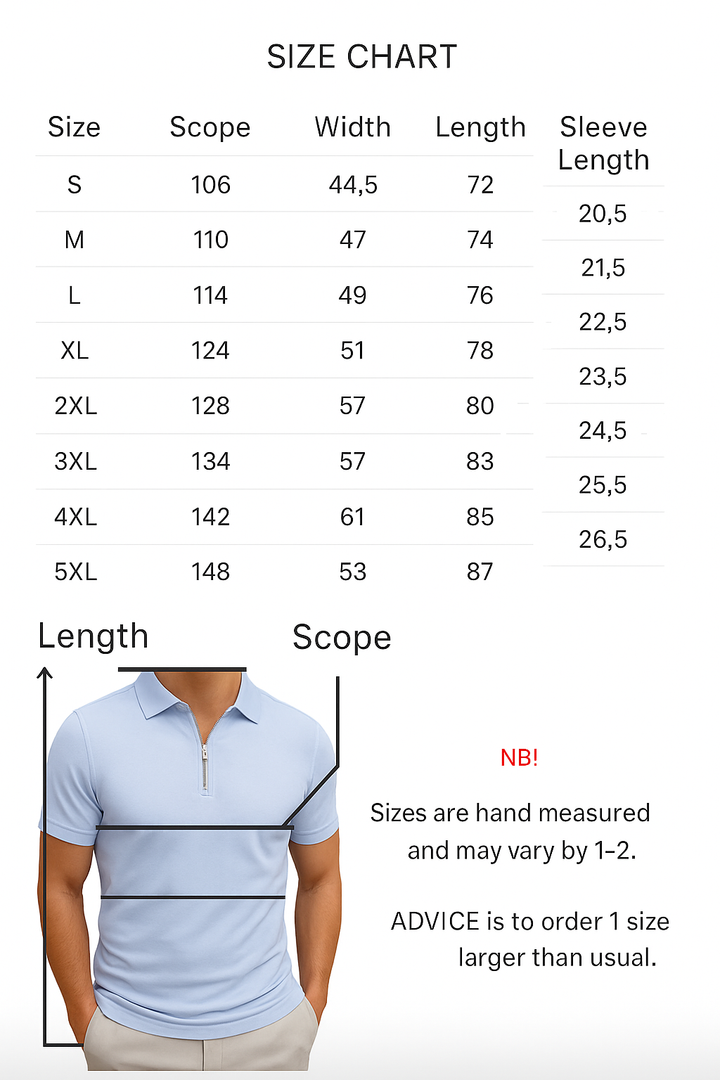 Man enjoying outdoor activity wearing a VestoZip™ slim fit zip polo, stylish and comfortable