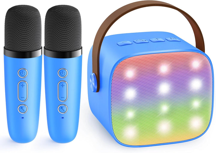 On-the-go music: Veylo portable Bluetooth karaoke player with two wireless mics