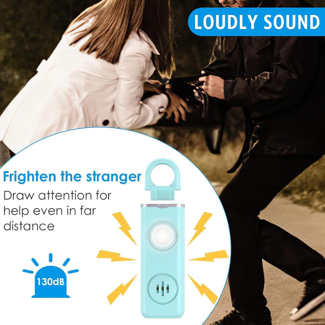 Veyora personal alarm for women, compact and powerful, providing peace of mind during travel