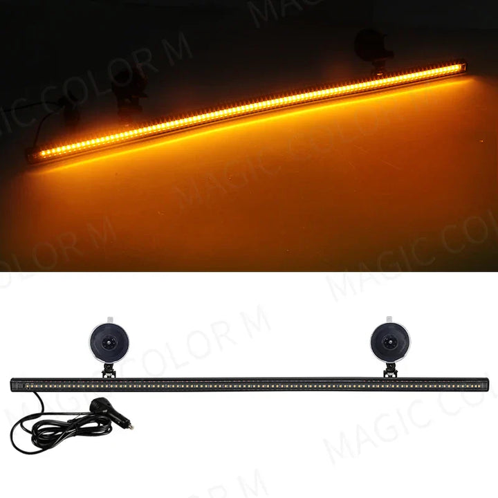 High visibility 96 LED strobe light bar, Veyra brand, for car emergency safety