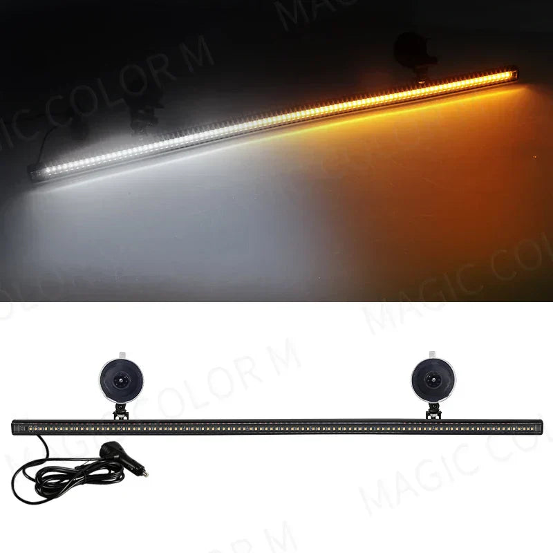 Veyra 96 LED emergency light bar, powerful strobe for maximum vehicle visibility