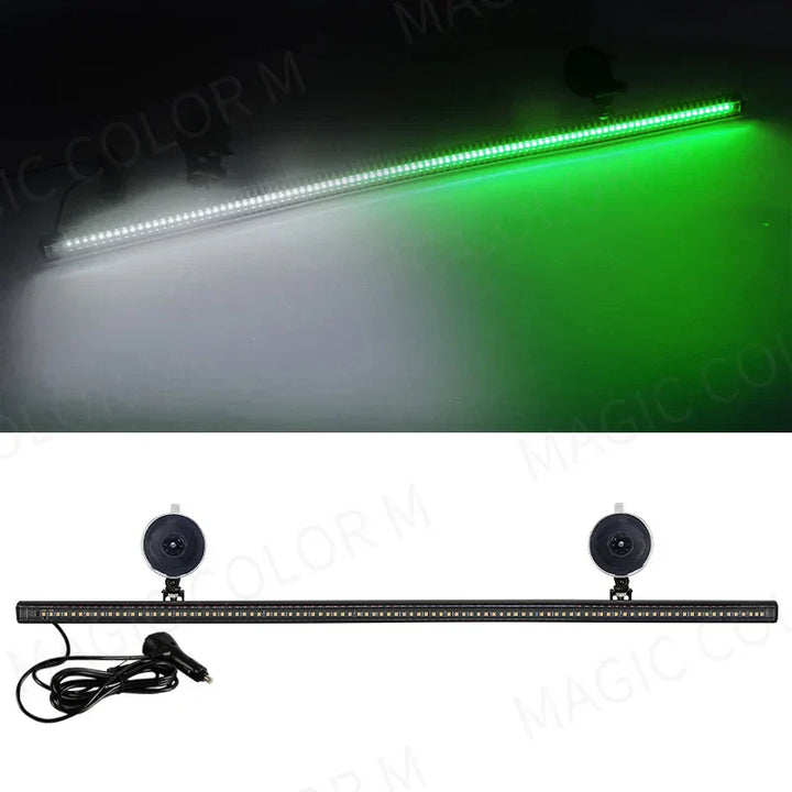 Automotive safety: 96 LED strobe light bar, ideal for emergency car warning