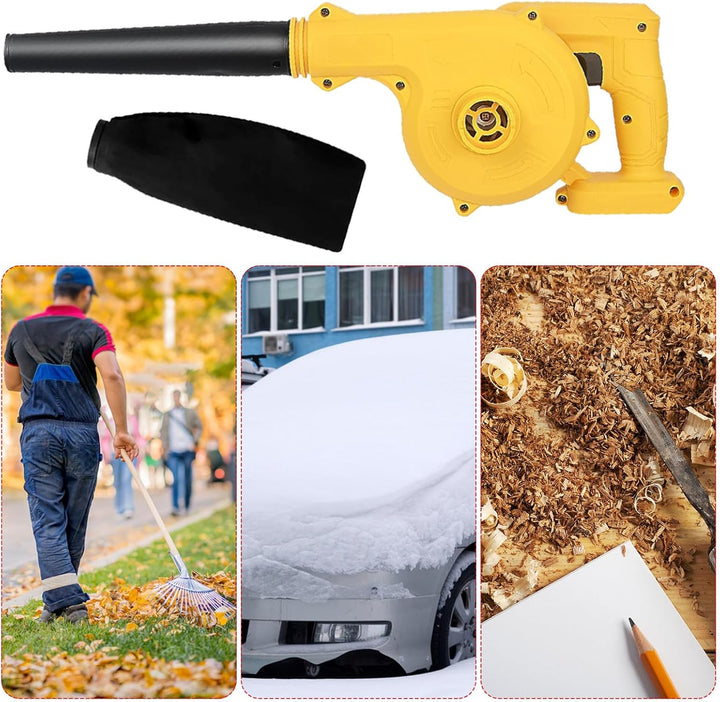 Cordless handheld blower, Veyro portable duster for garden, garage, and car detailing