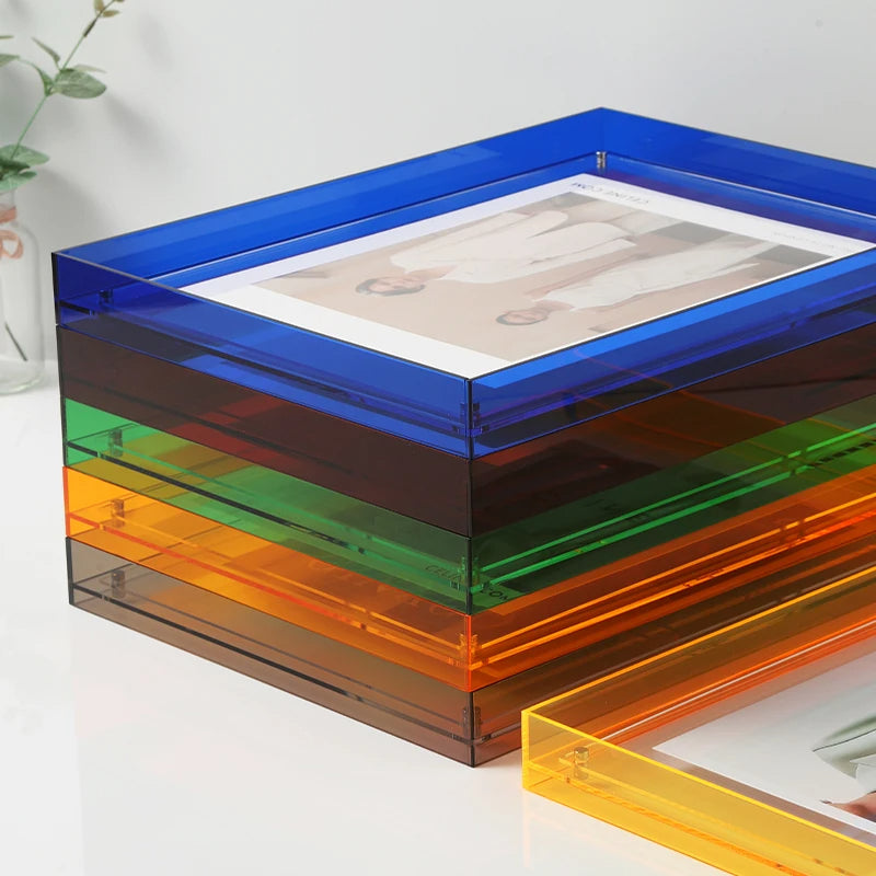 Premium vibrant acrylic picture frame. Elevate your home decor with modern art display.