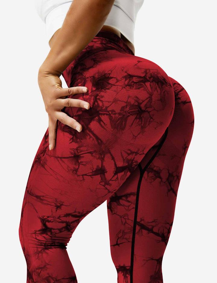 Ultimate comfort women's tie-dye yoga leggings, soft for all-day wear.