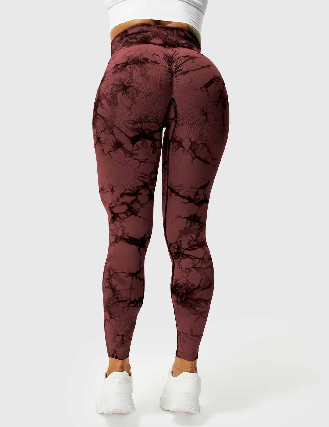Unique tie-dye women's yoga pants, vibrant & soft for ultimate flexibility.