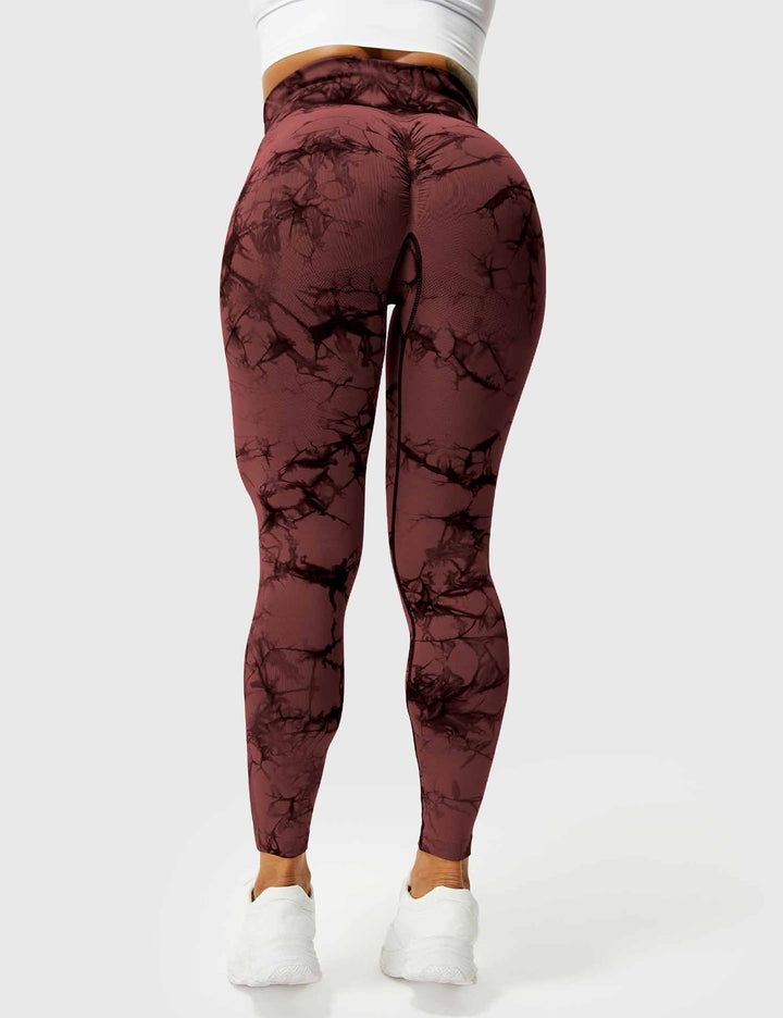 Unique tie-dye women's yoga pants, vibrant & soft for ultimate flexibility.