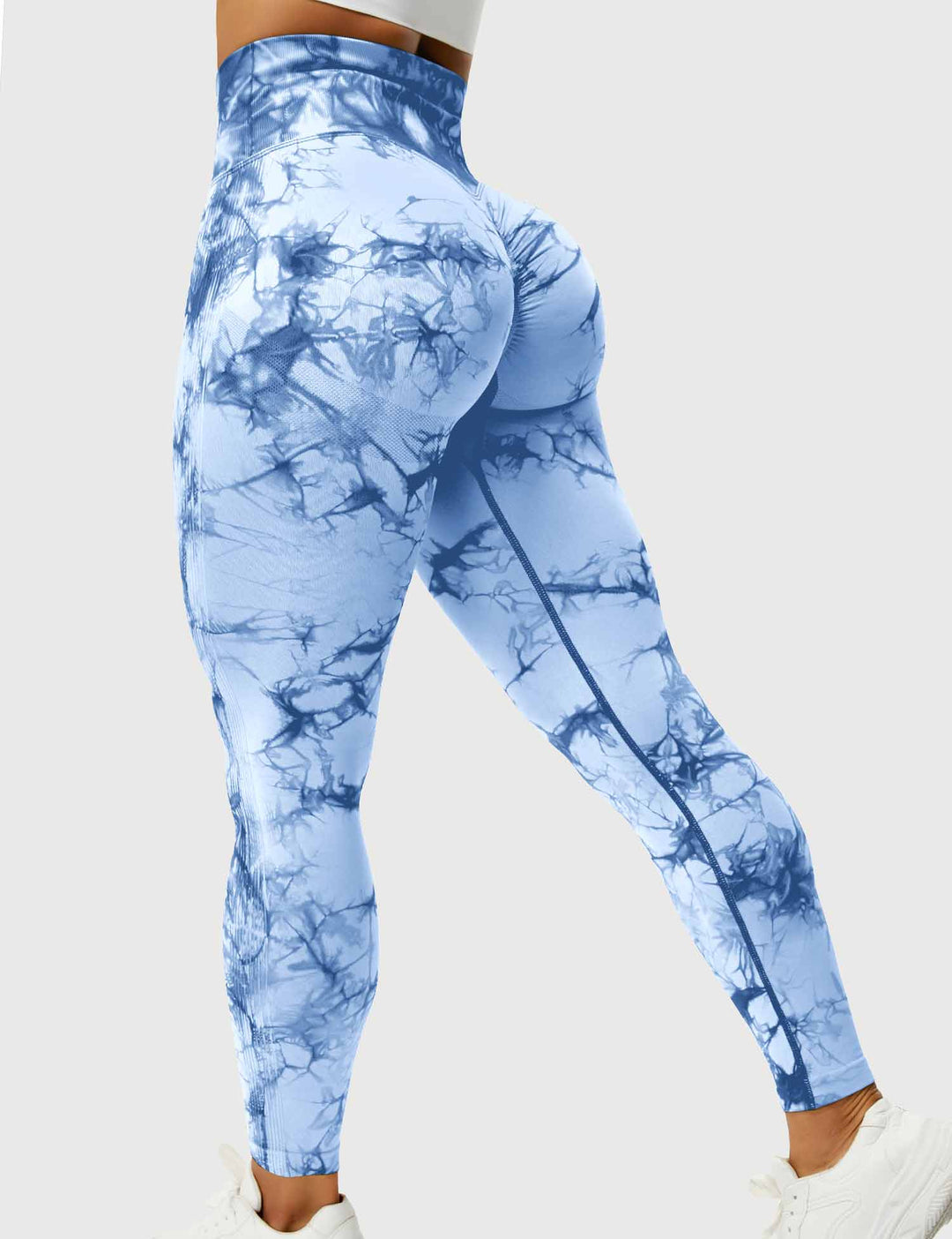 Women's ultimate comfort tie-dye fitness leggings, stylish & soft.