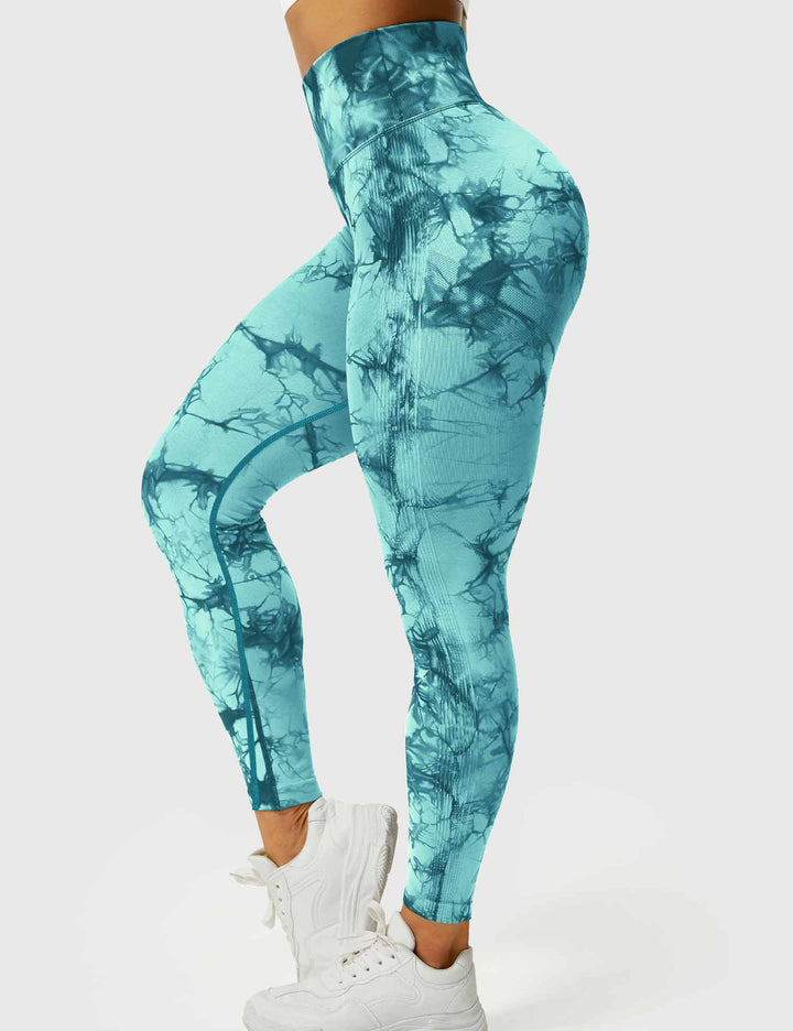 Soft tie-dye women's activewear leggings, ultimate comfort & stylish design.