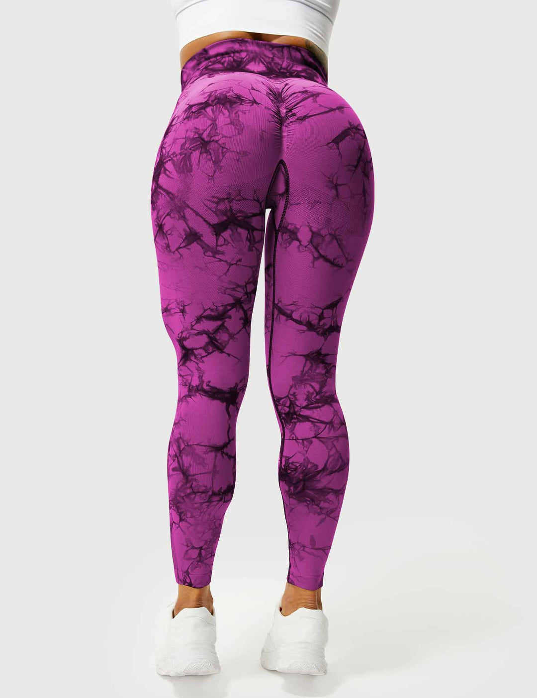 Ultimate comfort women's tie-dye yoga pants, soft & vibrant.