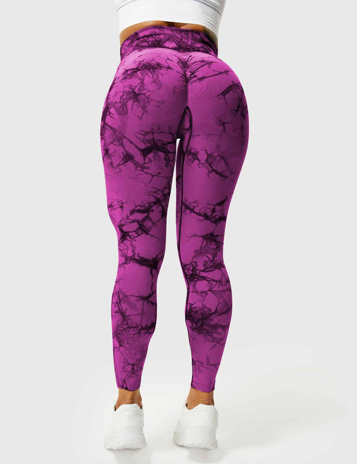 Ultimate comfort women's tie-dye yoga pants, soft & vibrant.