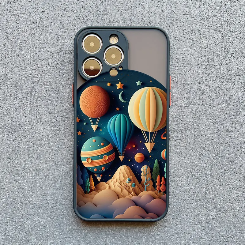 Colorful & vibrant women's 3D Dreamscape iPhone case. Stylish, protective, and shockproof phone cover.