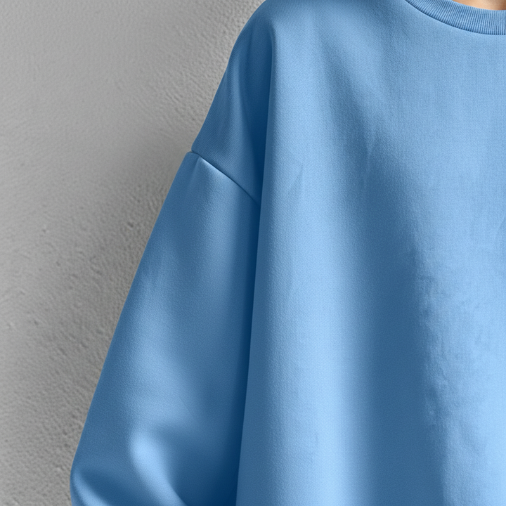 Women's long sleeve oversized sweater, Viktoria soft knit pullover, ideal for comfortable fashion