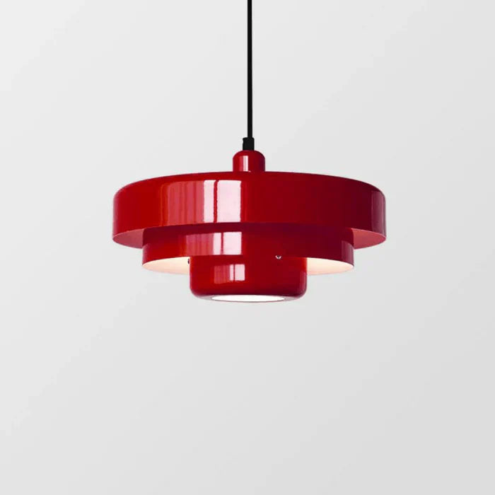 Industrial design LED pendant lamp, black cone shade, ideal for kitchen lighting