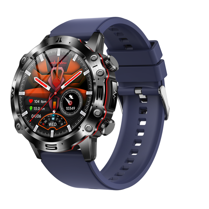 VitalTrack Smartwatch side view, highlighting advanced sensors & buttons for precise sport & health tracking.