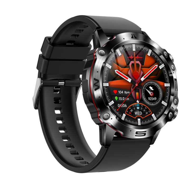 Customizable VitalTrack Smartwatch face showing various health metrics; an essential daily wellness & activity tracker.