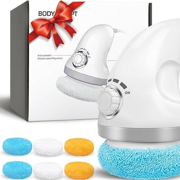 Handheld body massager to reduce cellulite and promote skin toning. Achieve body sculpting at home.