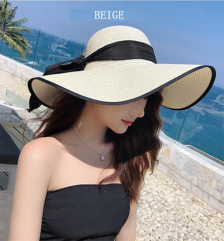 Vivian women's elegant wide-brim summer hat, designed for optimal sun protection and a fashionable look.