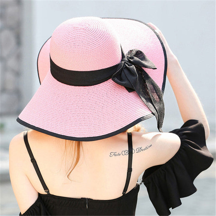 Stylish Vivian women's sun hat with a wide brim, ideal for spring and summer fashion.