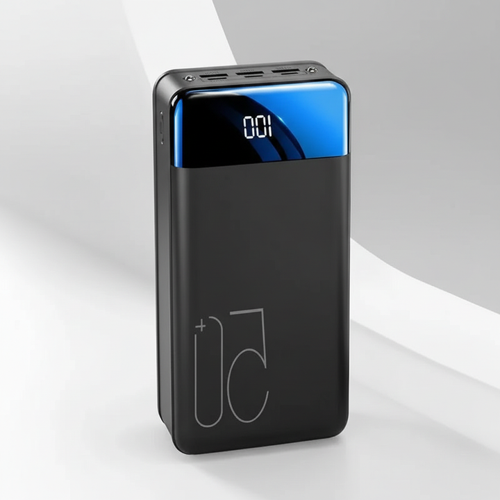 High capacity VoltHaven power bank with multiport charging for phones & gadgets