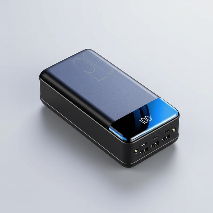 VoltHaven travel accessory, multi-output power bank offering quick mobile charging