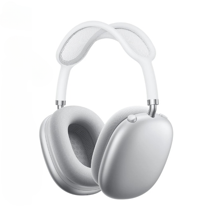Angled shot of W65 Plus wireless headphones, highlighting their ergonomic shape and premium finish