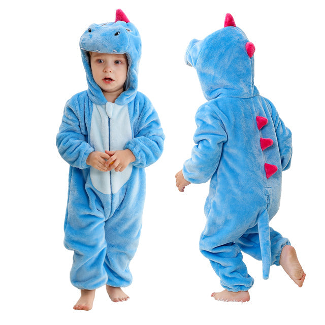 Infant baby romper with hood, soft fleece material, ideal winter outfit, baby gift idea
