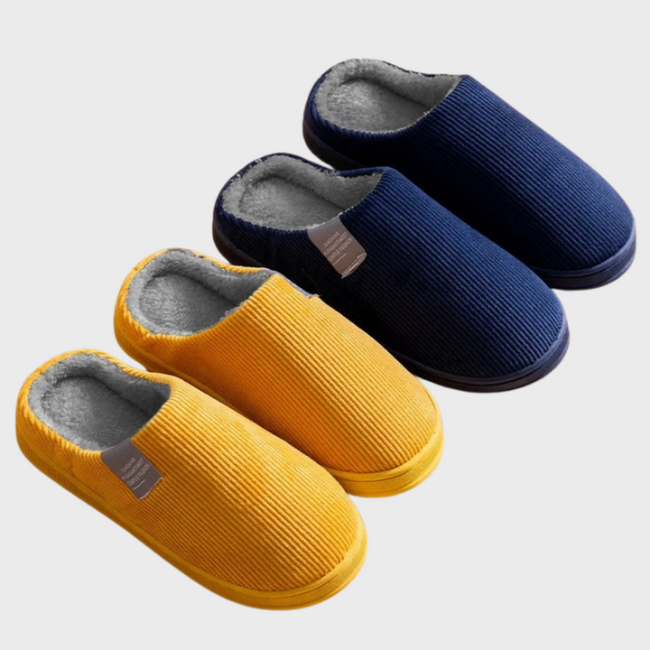 Women's warm house shoes, soft and comfortable for daily home relaxation and wear.