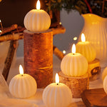 Pumpkin Candles - 12 Pieces