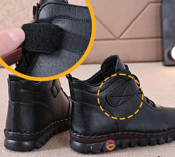Fashion-forward high-top women's boots, warm, snowproof, and cozy.