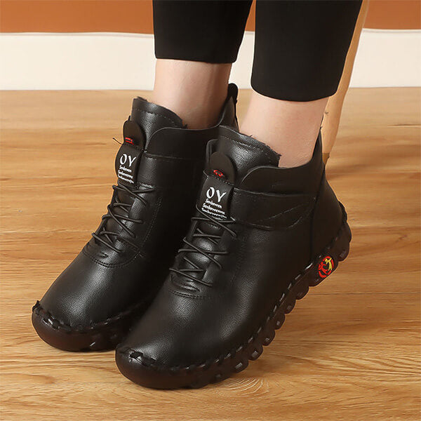 Women's non-slip high-top winter boots, perfect for snow and comfort.